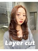 レイヤーカット レイヤーロング ロングレイヤー