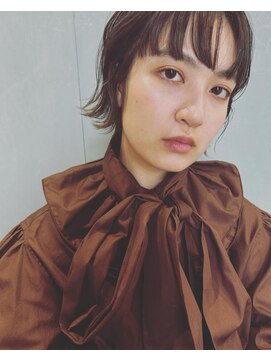 ジェムバイアルテフィーチェ(gem by artefice) ミニボブ×マロンブラウン