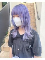 ジーナ オモテサンドウ(XENA) ブリーチ×ハイトーン×ラベンダー(表参道)