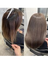 サロウィン 池袋(SALOWIN)&nbsp;【 before & after 】髪質改善 × 色ムラ修正 × 赤味除去 #192