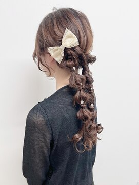 ランリ 名古屋名駅(ranri) ツイン編み下ろし【ヘアセット】