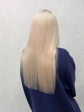 エル オオサカ 心斎橋店(L. OSAKA) ホワイトブロンド/エフェクトブリーチ_E2