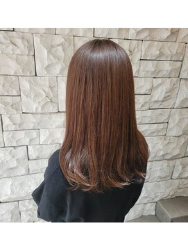 アオ(ao) ロング×オレンジブラウン