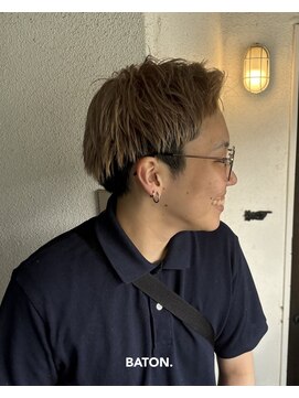 バトン(BATON) ハイトーンカラー/ミルクティーベージュ