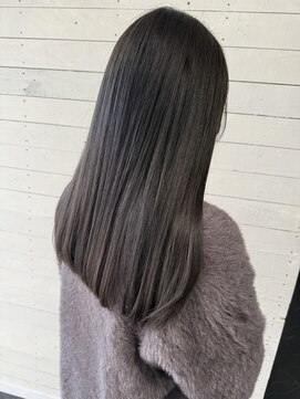 ルノン フィージュ(LUNON fieju) ブリーチなし/カーキグレージュ/髪質補修カラー