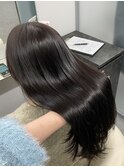ラベンダーグレージュ　清楚　透明感カラー