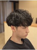 やわらかクセ毛マッシュ