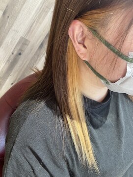 ルネッサンスヘアー ラファエロ(RAFFAELLO) イヤリングカラー/大人かわいい／ブリーチ/ポイントカラー