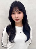 韓国ヘア/くびれ巻き/ヨシンモリ/小顔カット/イメチェン