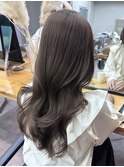 ブリーチなしダブルカラーRiko  ミルクティーグレージュ