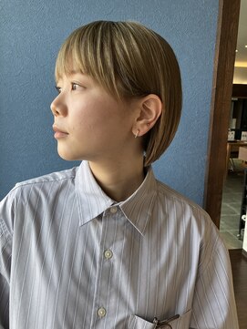 クブヘアー(kubu hair) 《Kubu hair》ハイトーンボブ