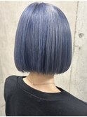 イメチェンヘアスタイルホワイトブロンド外ハネボブ美髪のススメ