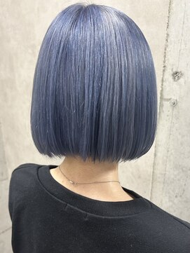 ルノン シェリー(LUNON cheliy) イメチェンヘアスタイルホワイトブロンド外ハネボブ美髪のススメ