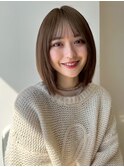 レイヤーボブ　ボブ　レイヤーカット　ミディアムボブ　レイヤー