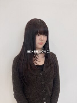 ビーヒアナウ N゜03 金沢駅西店(BE HERE NOW) 【韓国ヘア/レイヤーカット/レッドブラウン】