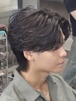 レタッチ バイ フィフス 天神大名(RETOUCH by fifth) 天神メンズパーマフェザーパーマシャドウパーマセンターパート