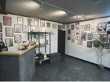 メンズライクなブルックリン風の店内です。