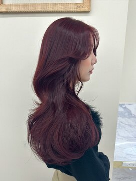 シェノン サントル(CHAINON CENTRE) 梅田/黒髪/クラゲヘアー/オリーブグレー/小顔/ココアベージュ