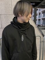 バズ ビー(BUZZ Bee)&nbsp;メンズ/ブリーチカラ/アッシュベージュ/マッシュショート