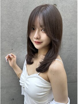 ロンド 銀座(Lond) ♪ 韓国顔周り/ハイレイヤーカット/ミディアムレイヤー/銀座72