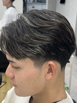 ナム 錦糸町(NAM)&nbsp;MEN’S/リバースセンターパート/ニュアンスパーマ/錦糸町