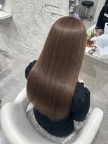 ラシック(Rachic)&nbsp;複雑履歴からワンブリーチでミルクティーブラウン