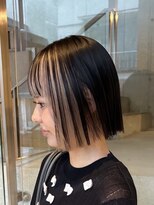 ヲタク(wotaku.) インナーカラーイヤリングカラーデザインカラーブリーチカラー