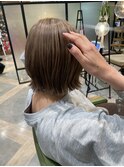 大人可愛いくびれボブ、