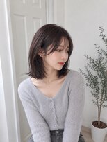 リコット 浦和美園(Liecot)&nbsp;浦和美園で人気ミディアムカット×透明感カラー×グレージュ