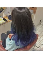 ビードロ 吉祥寺店(vi dro)&nbsp;【お客様スタイル】ブルーパープル×グラデーション