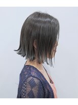 エイム ヘアメイク 横川店(eim HAIR MAKE)&nbsp;eim で叶える♪グレイアッシュが大人かわいい☆切りっぱボブ