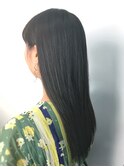 湿気がある日の残念ヘア対策☆さらツヤ縮毛矯正×ロングヘア☆
