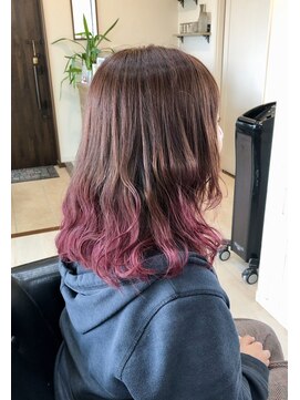 ヘア メイク ヴァーブ(hair make Verve) ライトブラウン×ローズブラウン