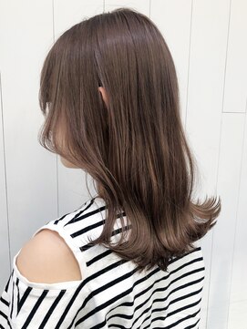 アイティー バイ アルバム 中野店(IT by ALBUM) 韓国風レイヤーミルクティーベージュ_オリーブカラー_ba307802