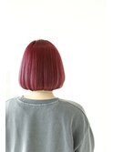 春先取り☆バイオレットピーチなナチュラルボブスタイル