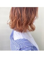 ジーナ 博多(Zina)&nbsp;【Zina】Aラインボブ/カシスブラウン/ロブヘア/20代30代40代