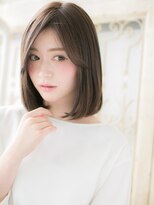 モッズ ヘア 福岡姪浜店(mod's hair)&nbsp;*mod's姪浜*…流れるレイヤーアシンメトリー小顔前下がりボブe