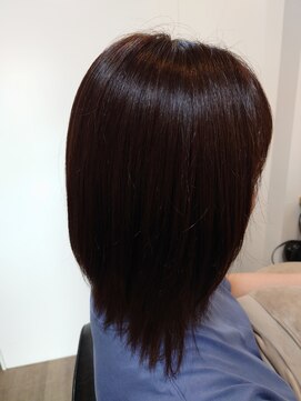 ヘアーカルチャー 小倉台店 HAIR CULTURE ミディアムストレート艶カラー艶髪美髪30代40代50代