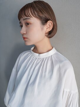 カンナ(Canna) ベビーバング/外ハネボブ/ペールベージュ/髪質改善/TOKIO/20代