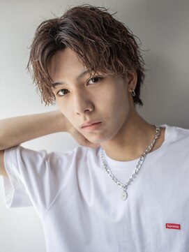 エイト メン 渋谷店(EIGHT MEN) メンズ/センターパート/ツイストスパイラルパーマ/渋谷駅