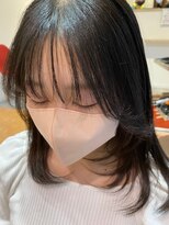 アズールサン 草加西口店(azule-sun)&nbsp;10代20代のサイドバング　　スマートマッシュ,顔周りレイヤー