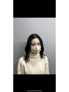 サンディーズ(Sandees) 韓国風レイヤーブルーブラックカラー