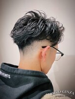 ヒロギンザ 横浜店(HIRO GINZA)&nbsp;七三フェードパーマ