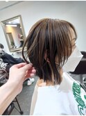 アンブレラカラー_ボブ_外ハネ_ハイトーン【東久留米4】