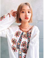 エイミー(Aimee)&nbsp;Aimee町田　ぷつっとボブ×ライトベージュ