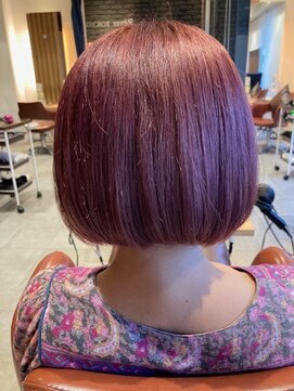 リベア トウキョウ 東大島店(Rever Tokyo) ショートボブ/ピンク/東大島