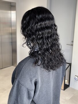 【くせ毛カット】ウェーブロング