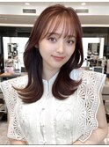 イメチェン/ハッシュカット/フルバング/似合わせカット/韓国ヘア