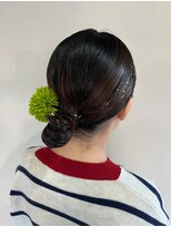 ヘアーアートミュージアム(Hair Art Museum) タイトまとめ髪/銀箔/袴、お着物スタイル　3/16