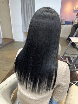 アヴァンス 北花田店(AVANCE) *艶々ブルー/髪質改善